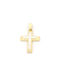 Kirkikosmima Men's Gold Cross 14K Double Sided