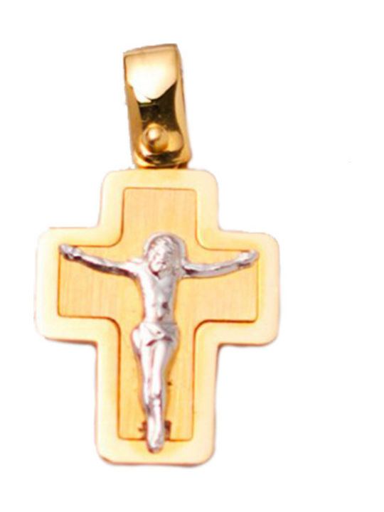 Gold Cross 14K with the Crucified