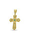 Women's Gold Byzantine Cross 14K