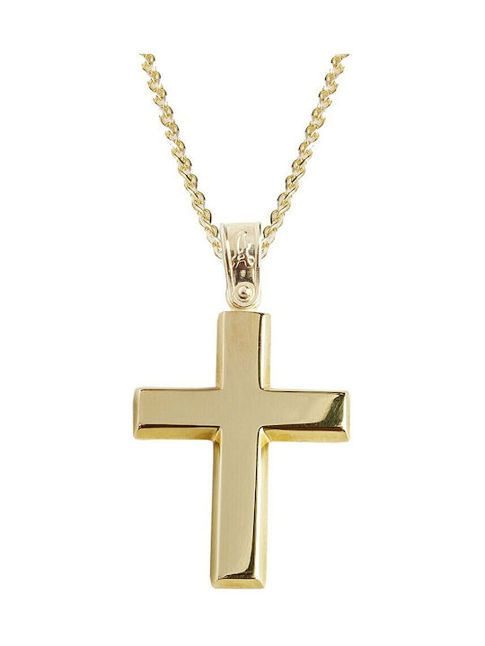 Men's Gold Cross 14K