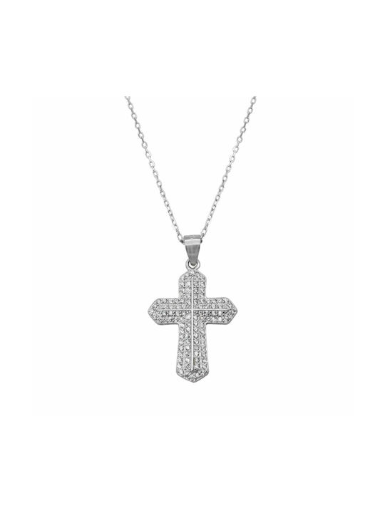 Cross from Silver with Chain