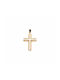 Men's Cross from Gold Plated Silver