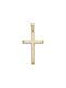 Herren Gold Kreuz 14K