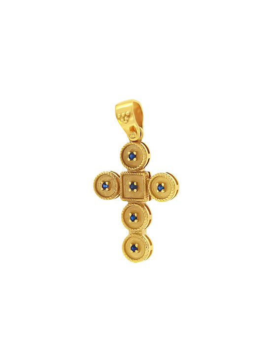 Femeiesc Aur Cruce 14K