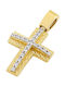 Femeiesc Aur Cruce 14K