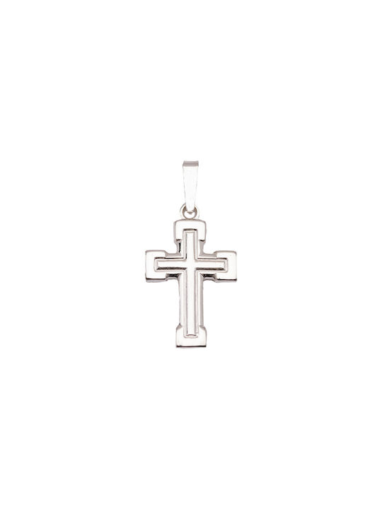 Men's Cross Double Sided from Silver