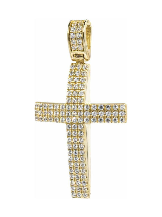 Femeiesc Aur Cruce 14K