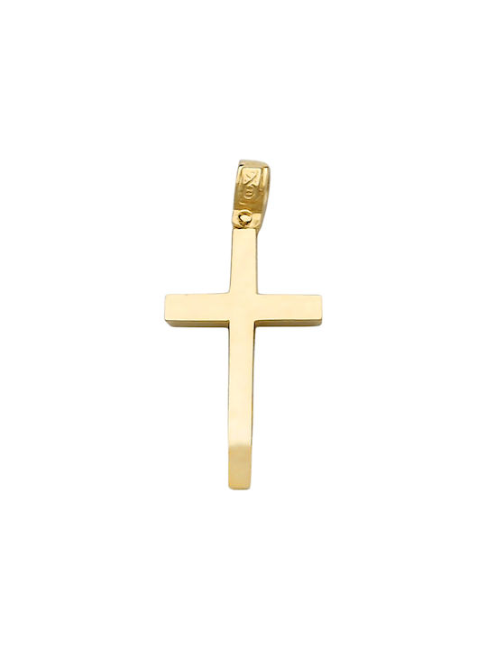 Herren Gold Kreuz 14K