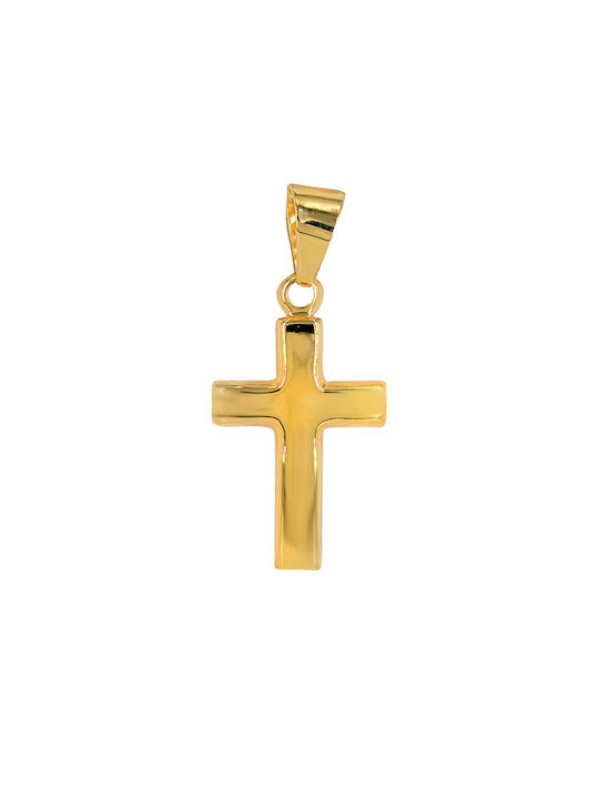 Women's Cross from Gold Plated Silver