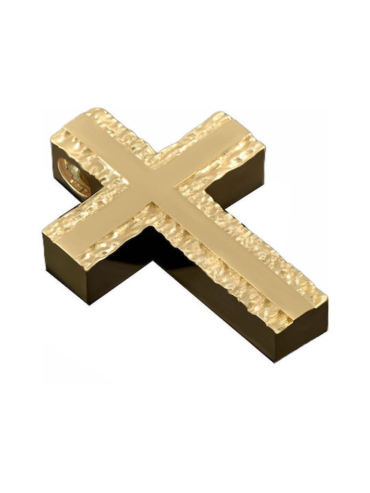 Gold Kreuz 14K mit Kette