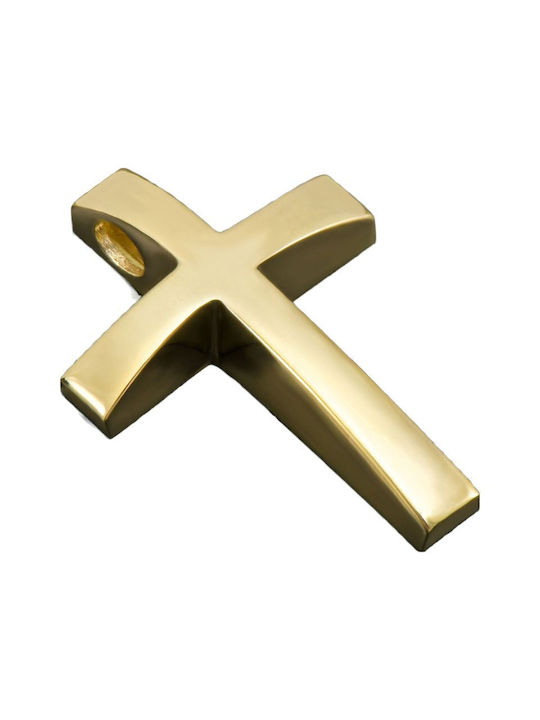 Gold Kreuz 14K mit Kette