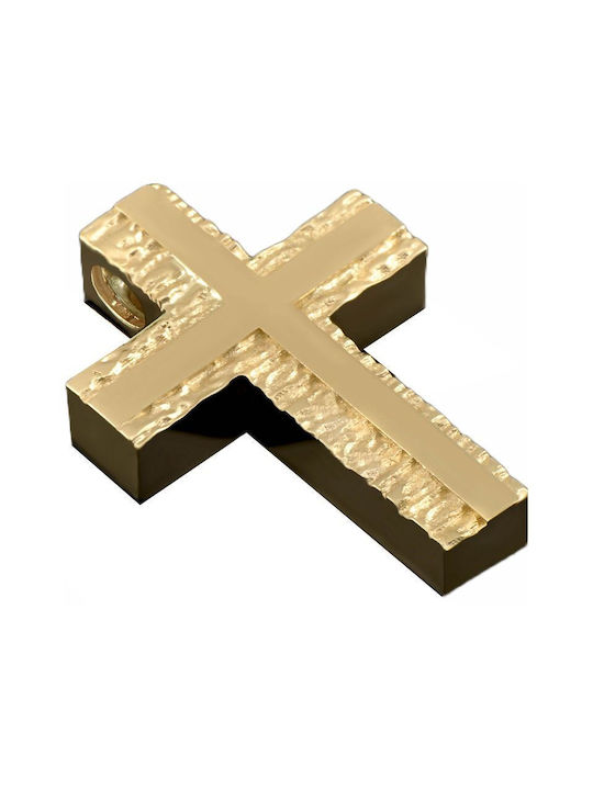 Gold Kreuz 14K mit Kette