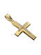 Damen Gold Kreuz 14K mit Kette