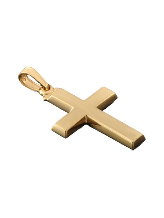 Gold Kreuz 14K mit Kette