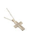 Women's White Gold Cross 14K with Chain