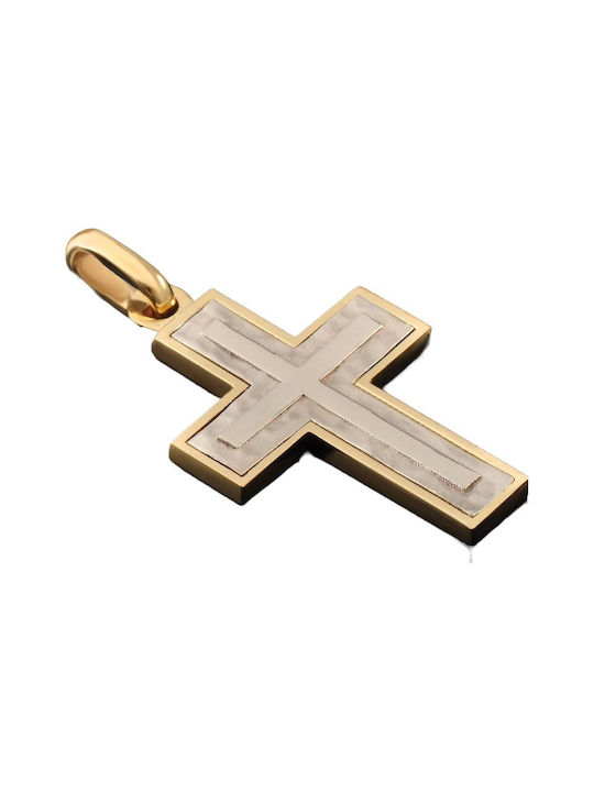 Gold Kreuz 14K mit Kette