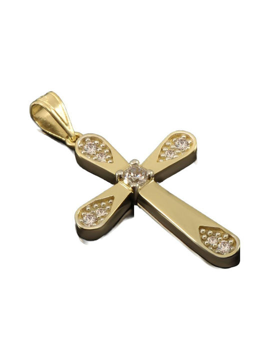 Women's Gold Cross 14K with Chain