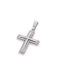 Women's White Gold Cross 14K