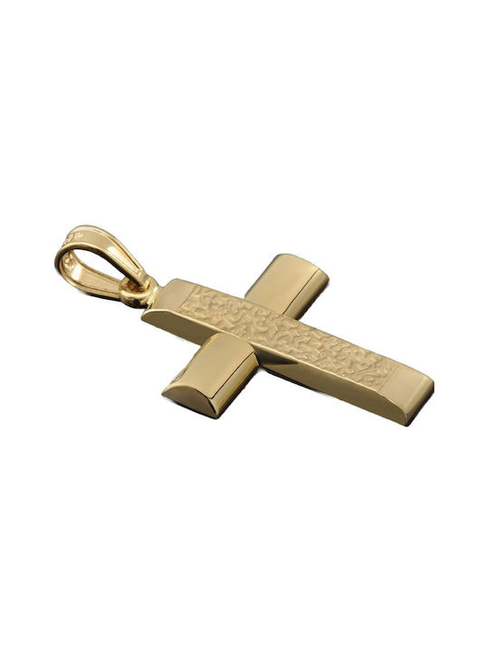 Gold Kreuz 14K mit Kette