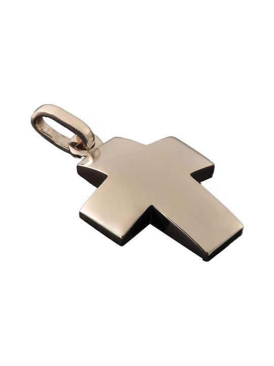 Damen Weißgold Kreuz 14K mit Kette