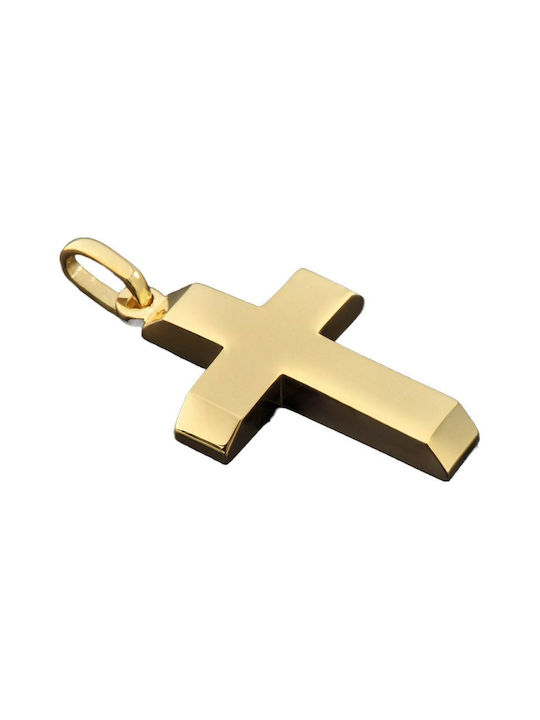 Gold Kreuz 14K mit Kette