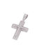 Women's White Gold Cross 14K