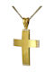 Damen Gold Kreuz 18K