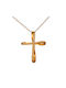 Women's Rose Gold Cross 14K