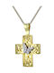 Damen Gold Kreuz 14K