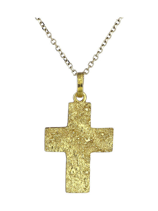 Damen Gold Kreuz 14K