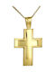 Herren Gold Kreuz 14K