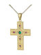 Women's Gold Byzantine Cross 14K