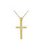 Damen Gold Kreuz 14K