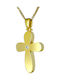 Damen Gold Kreuz 14K