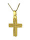 Men's Gold Cross 18K