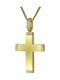 Damen Gold Kreuz 14K