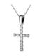 Women's White Gold Cross 14K