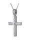 Women's White Gold Cross 14K