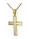 Men's Gold Cross 14K