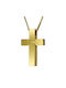 Herren Gold Kreuz 18K