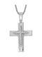 Women's White Gold Cross 14K with Chain