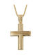 Men's Gold Cross 14K with Chain