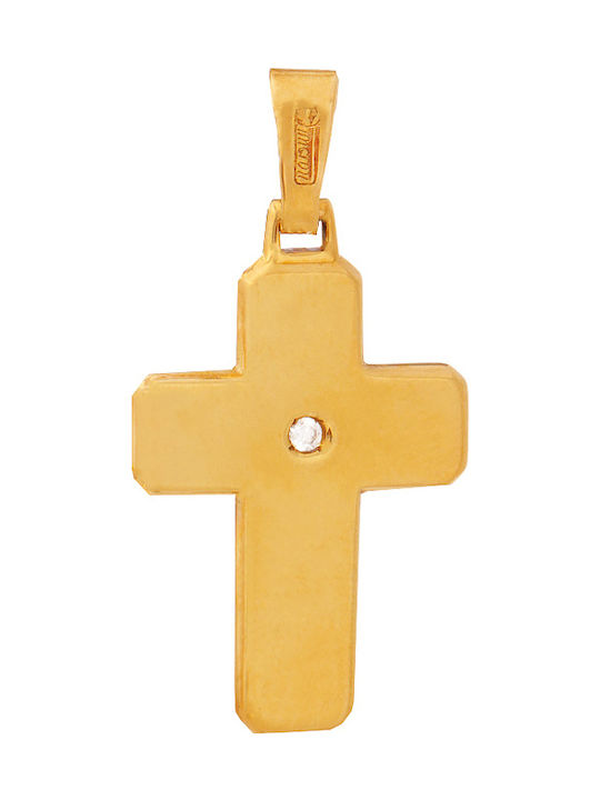 Abadianakis Дамски Златен Кръст 14K