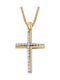 Women's Gold Cross 14K with Chain