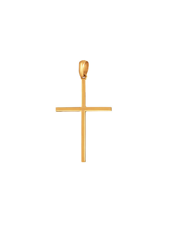 Herren Gold Kreuz 14K