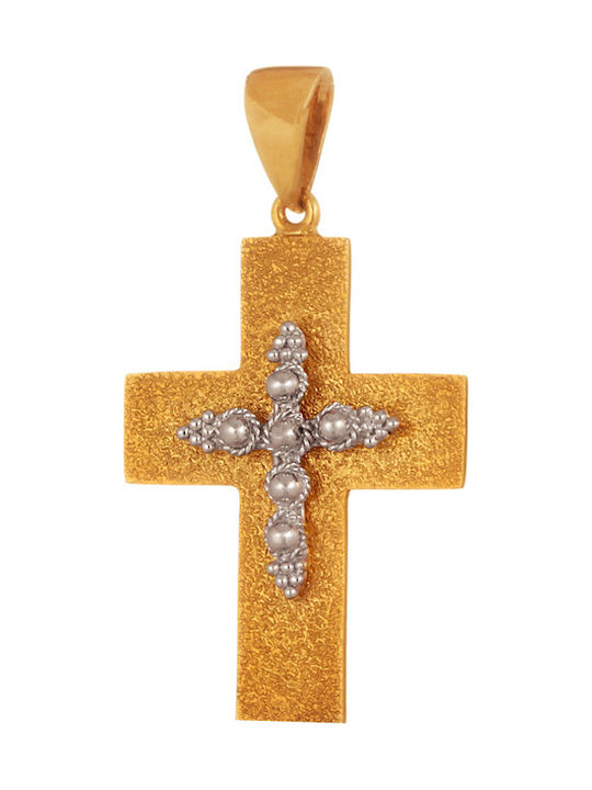 Women's Gold Byzantine Cross 18K