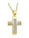 Femeiesc Aur Cruce 14K