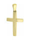 Women's Gold Cross 14K Double Sided