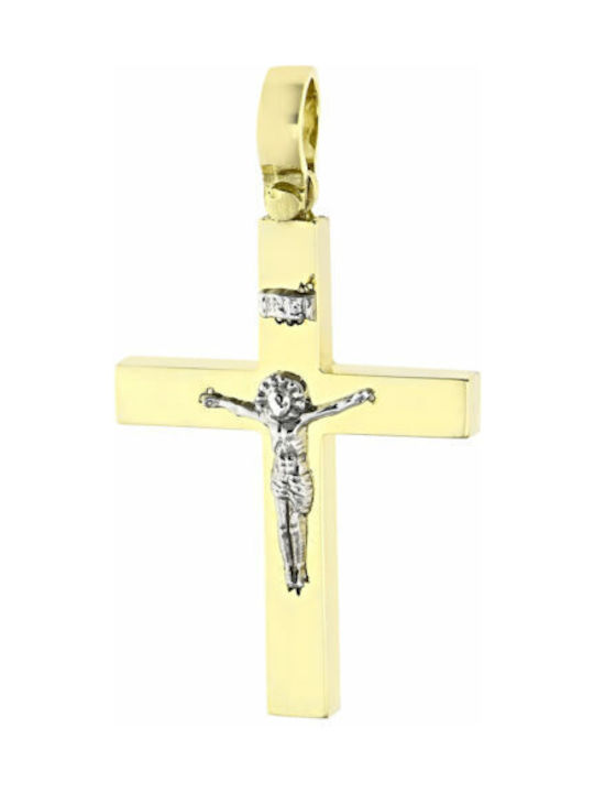 Gold Cross 14K with the Crucified