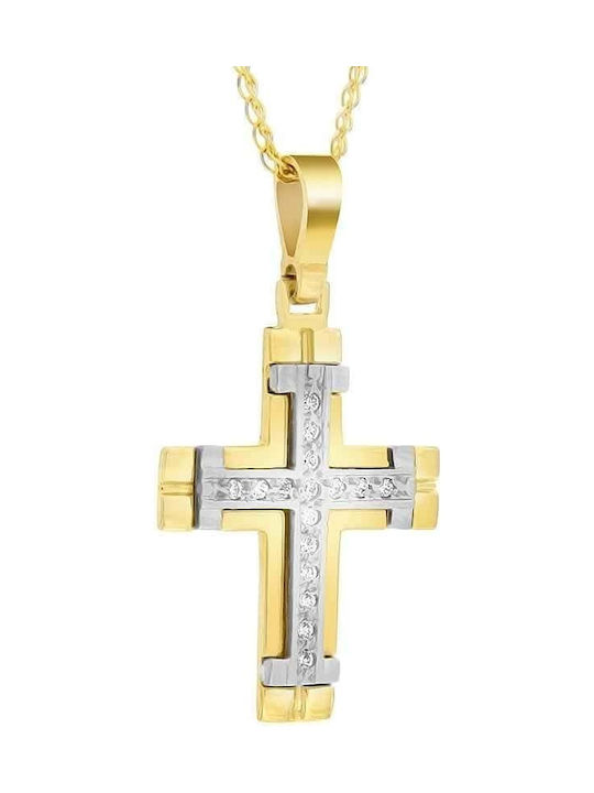 Femeiesc Aur Cruce 14K